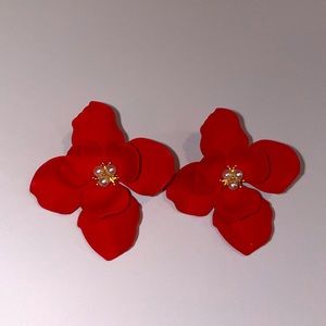 Floral earrings